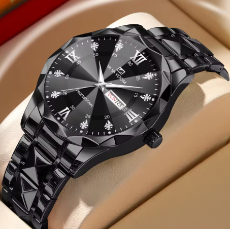 Watch Water Diamond Luxury Night Glow Double Calendar WATER PROOF