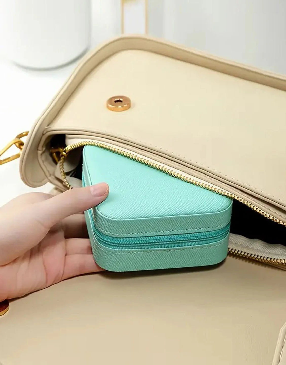 Compact Travel Jewelry Box