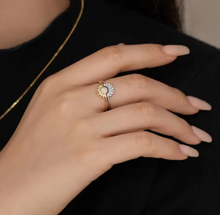 SkyMoon Duo Rings
