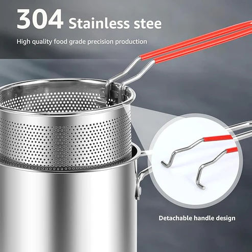 Stainless Steel Deep Fry Frying Pot