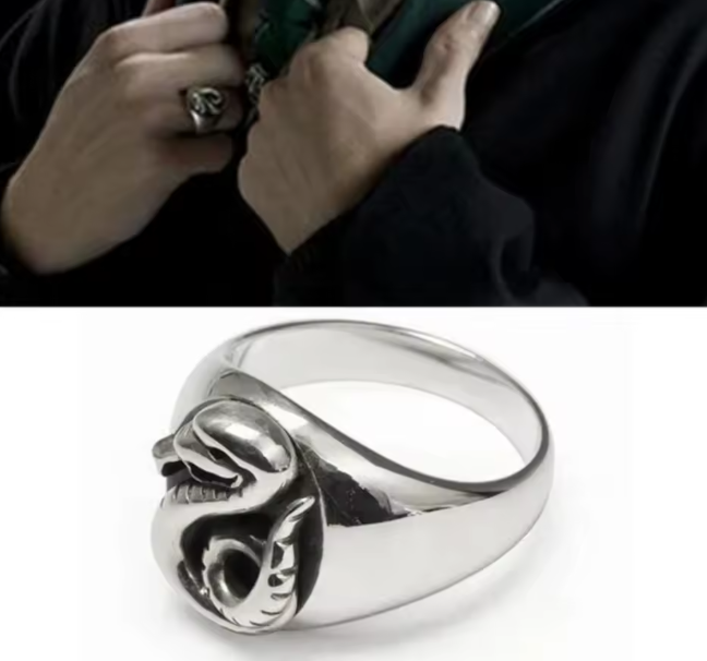 Wizarding School Slytherin Snake Ring
