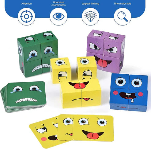 Fun Face Cube Game For Kids