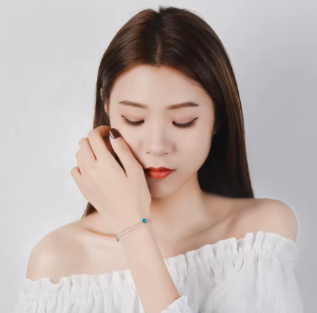 Double Layer Crystal Star Bracelet