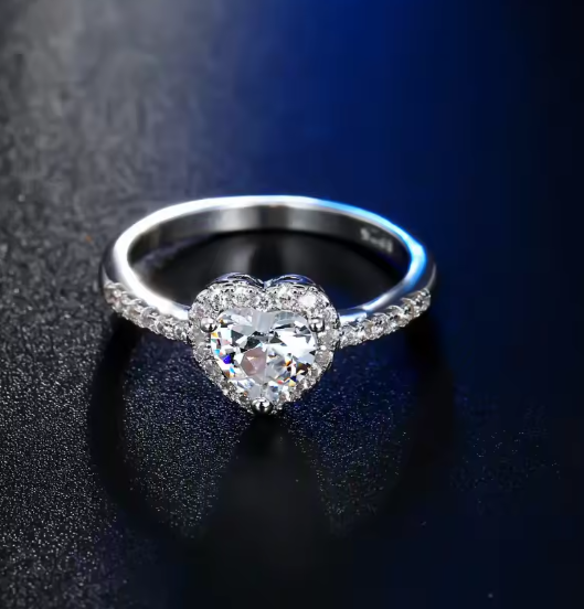 Adjustable Solitaire CZ Ring