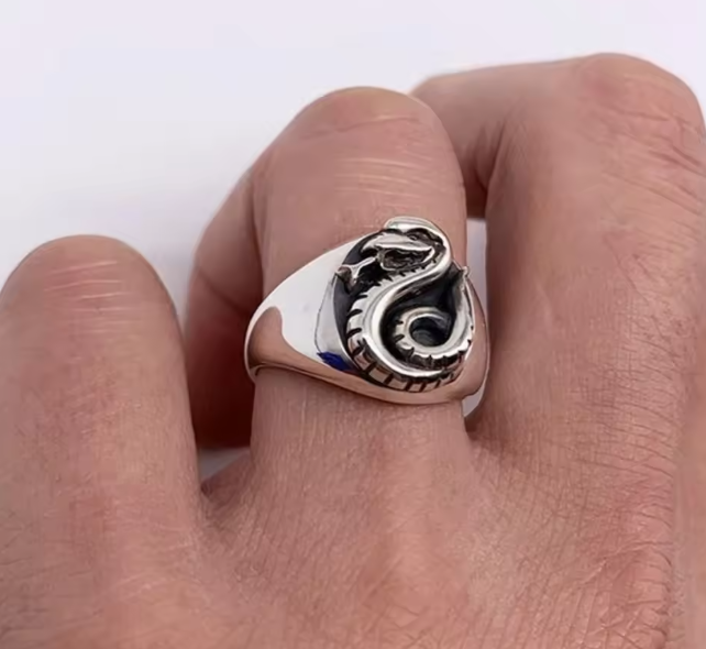 Wizarding School Slytherin Snake Ring