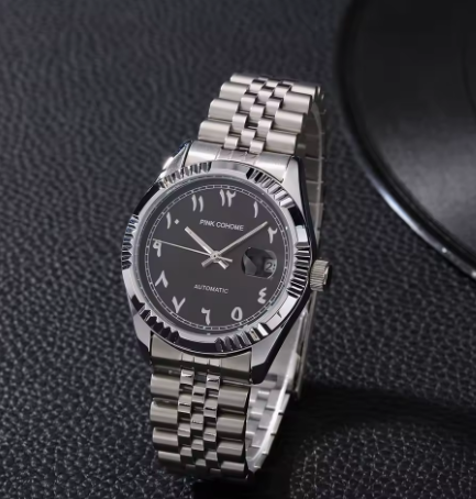 Luxury Steel Arabic Numbers Watches Automatic