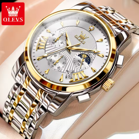 Luxury Brand Quartz Watch for Men Waterpoof