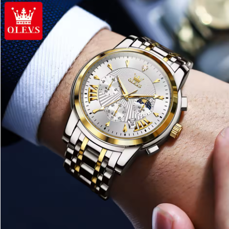 Luxury Brand Quartz Watch for Men Waterpoof