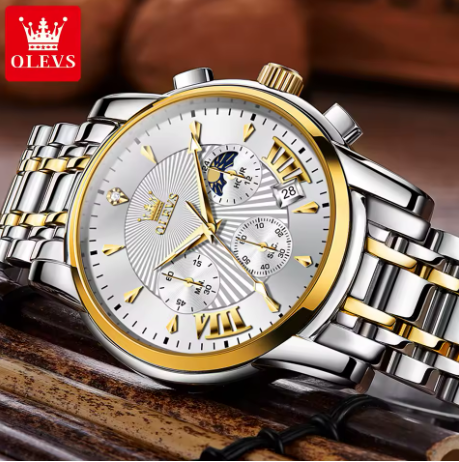 Luxury Brand Quartz Watch for Men Waterpoof