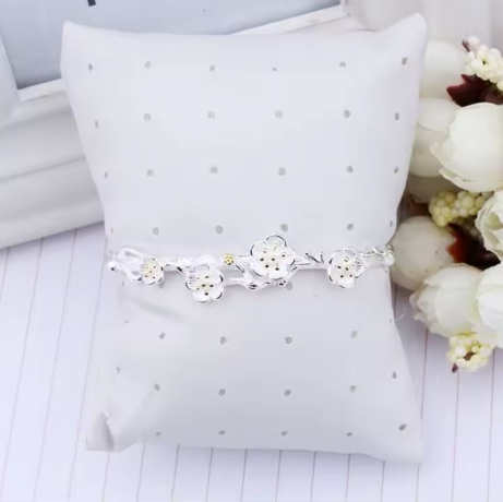 Cherry Flower Branch Bracelet