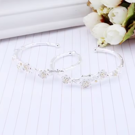 Cherry Flower Branch Bracelet