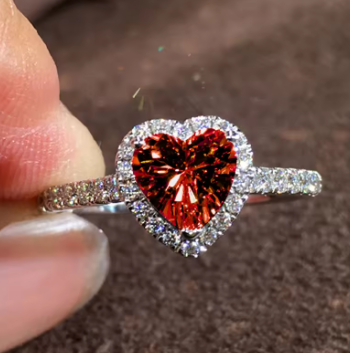 Heart Zirconia Luxury Ring