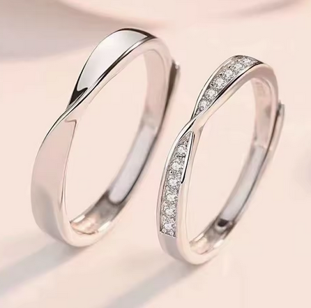 Couple Rings Men Women Adjustable