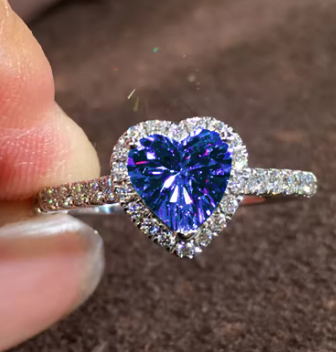 Heart Zirconia Luxury Ring