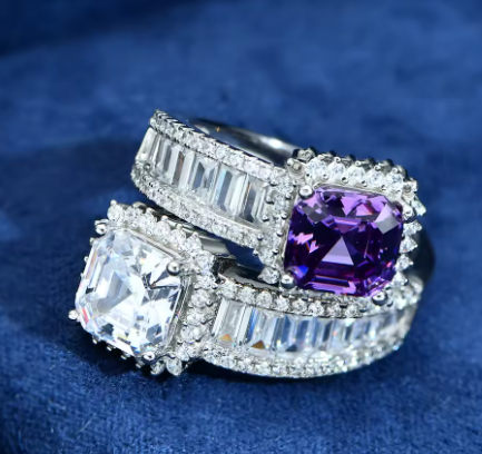 WUIHA 925 Silver Multi-Gemstone Ring