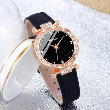 Luxury Rhinestone 5-Piece Watch Set