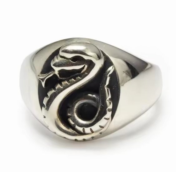Wizarding School Slytherin Snake Ring