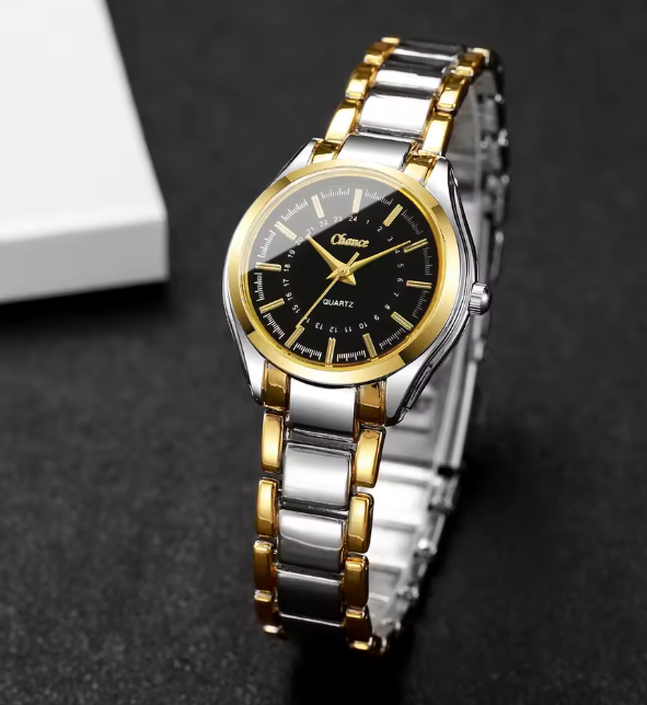 4-Piece Small Dial Watch & Bracelet Set