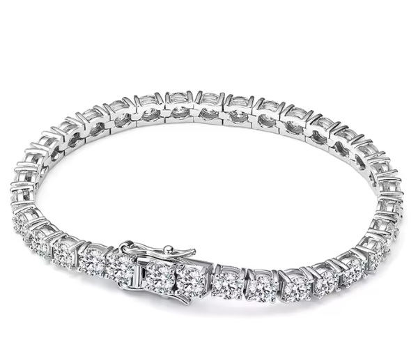 KNOBSPIN VVS1 Moissanite Tennis Bracelet