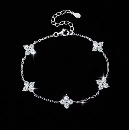 Korean Style Flower Chain Bracelet