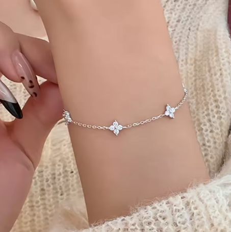 Korean Style Flower Chain Bracelet