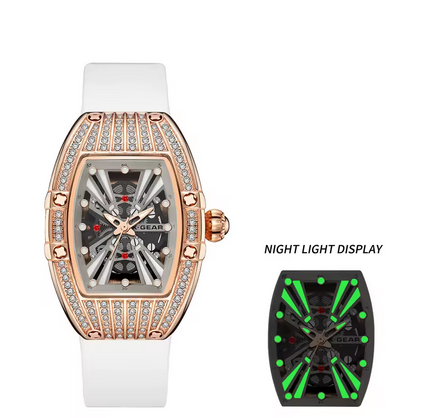 Elegant White Diamond Ladies Watch