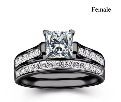 Couple Rings Women and man