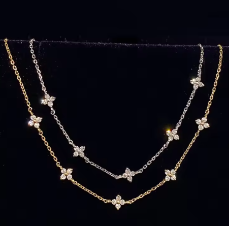 Korean Style Flower Chain Bracelet