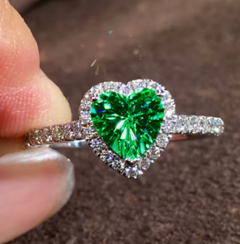 Heart Zirconia Luxury Ring