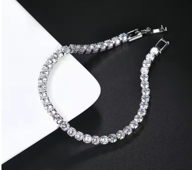 Iced Out CZ Tennis Bracelet