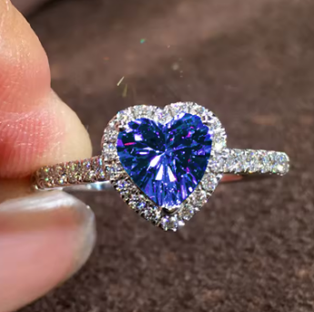 Heart Zirconia Luxury Ring