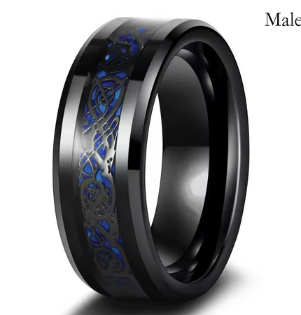 Couple Rings Romantic Women and man Heart
