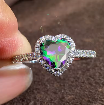 Heart Zirconia Luxury Ring