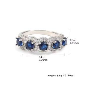 BlueZircon Ring