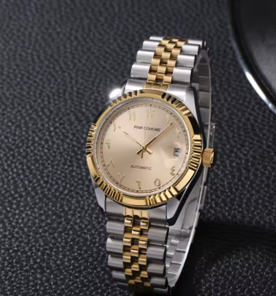 Luxury Steel Arabic Numbers Watches Automatic