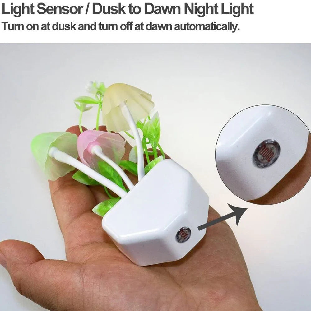 LED Mushroom Night Lamp