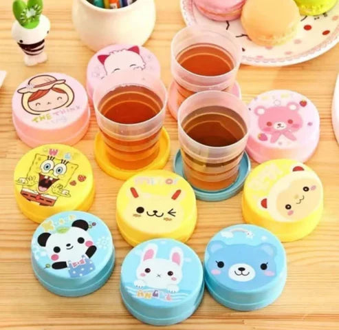 Cute Cartoon Collapsible Travel Cup