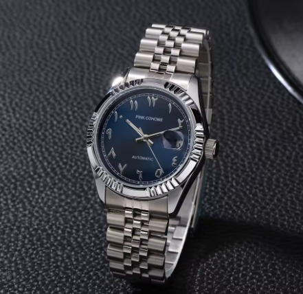 Luxury Steel Arabic Numbers Watches Automatic