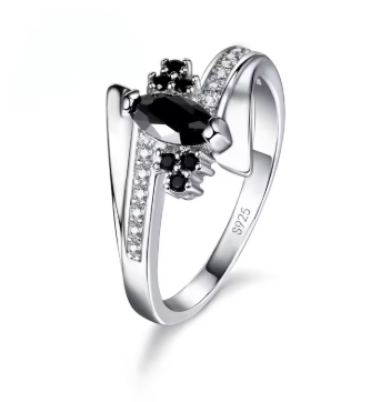 925 Sterling Silver Austrian Crystal Ring