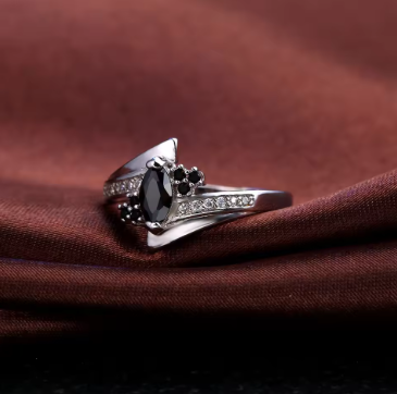 925 Sterling Silver Austrian Crystal Ring