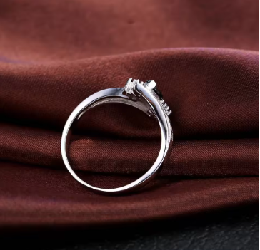 925 Sterling Silver Austrian Crystal Ring